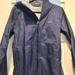 LIKE NEW Patagonia Full Zip Windbreaker Water Resistant - Navy